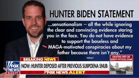Hunter Biden is blaming "MAGA conspiracies" in his statement today