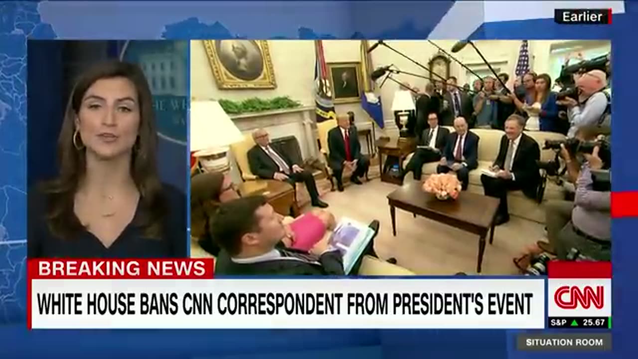 Bans on CNN reporters