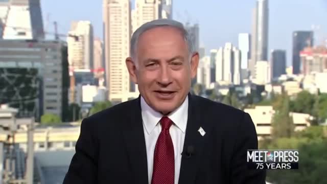 Netanyahu Calls Out Chuck Todd For Baiting Questions About Trump 2024