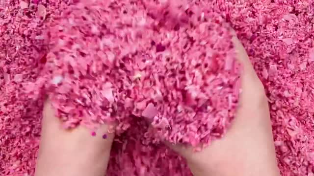 Asmr soap with foam and glitter 💕✨ Crushing crunchy 💗 Cutting soap cubes 💕