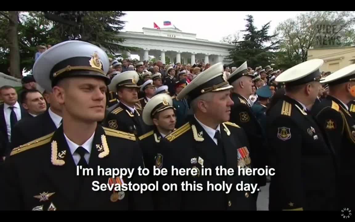 2014, Victory day celebration in Sevastopol, Crimea