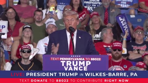 PRESIDENT TRUMP IN WILKES-BARRE, PA (FULL VIDEO) 🎥🇺🇸