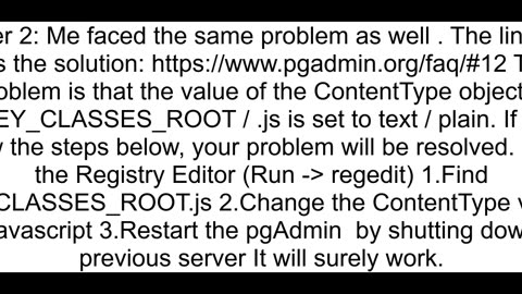 postgresql pgadmin keep loading forever