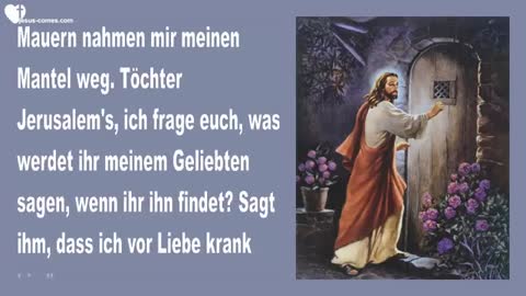 Echte Reue ist ein Geschenk ❤️ Liebesbrief von Jesus vom 24. November 2017