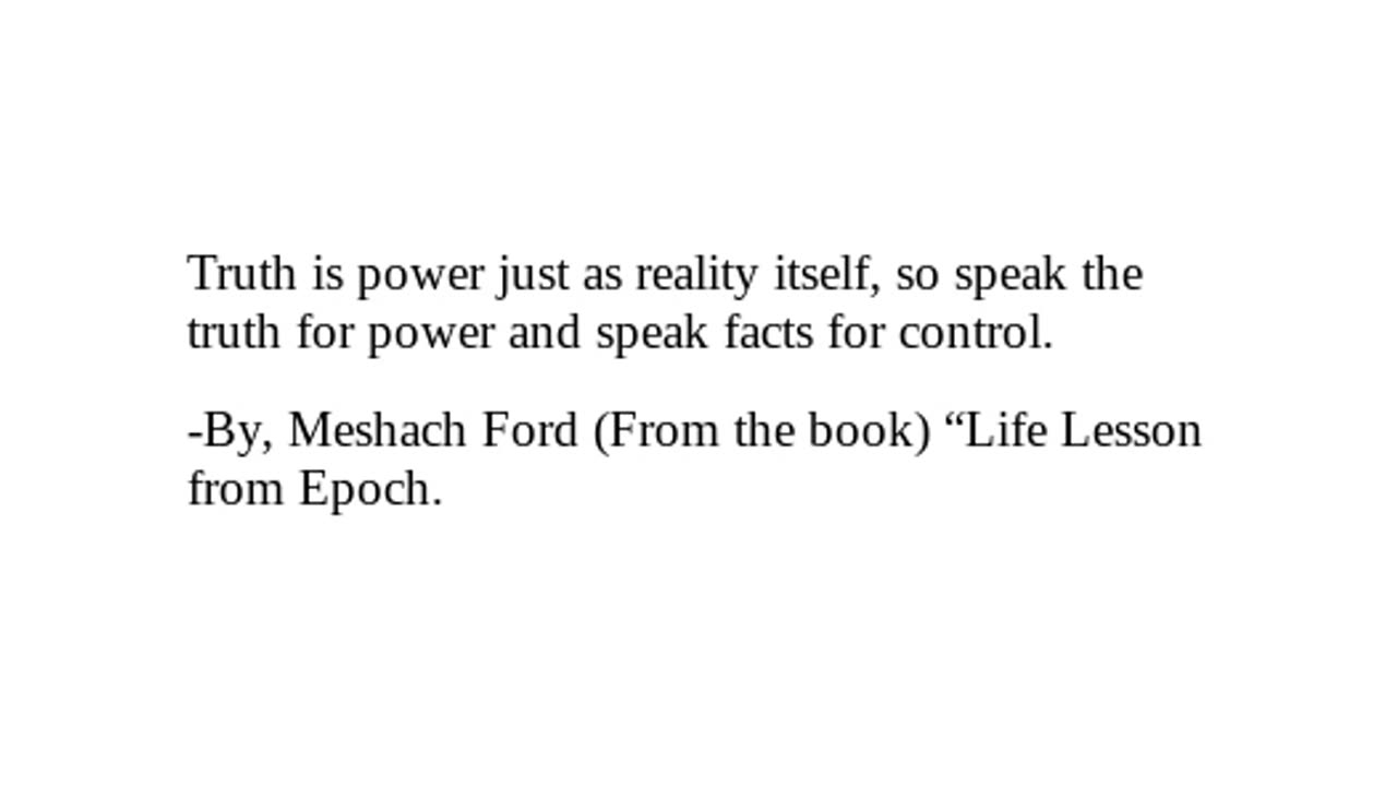 "Life Lesson from Epoch" -Checkout Description