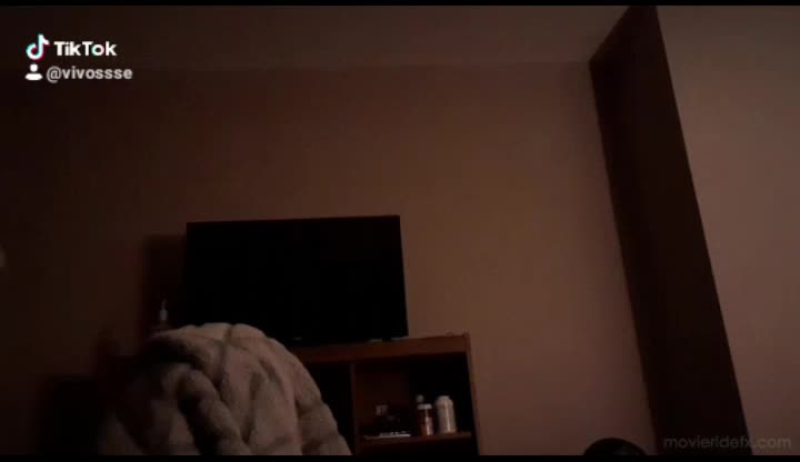 Lightning in front of my bed