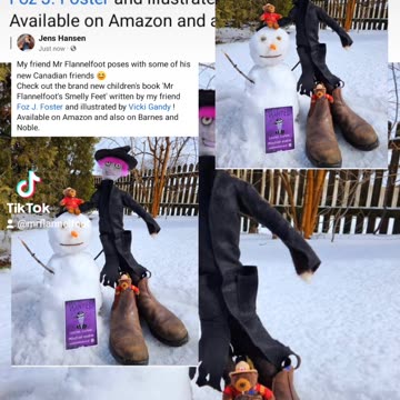 Mr FlannelFoot in Canada with Jens Hansen