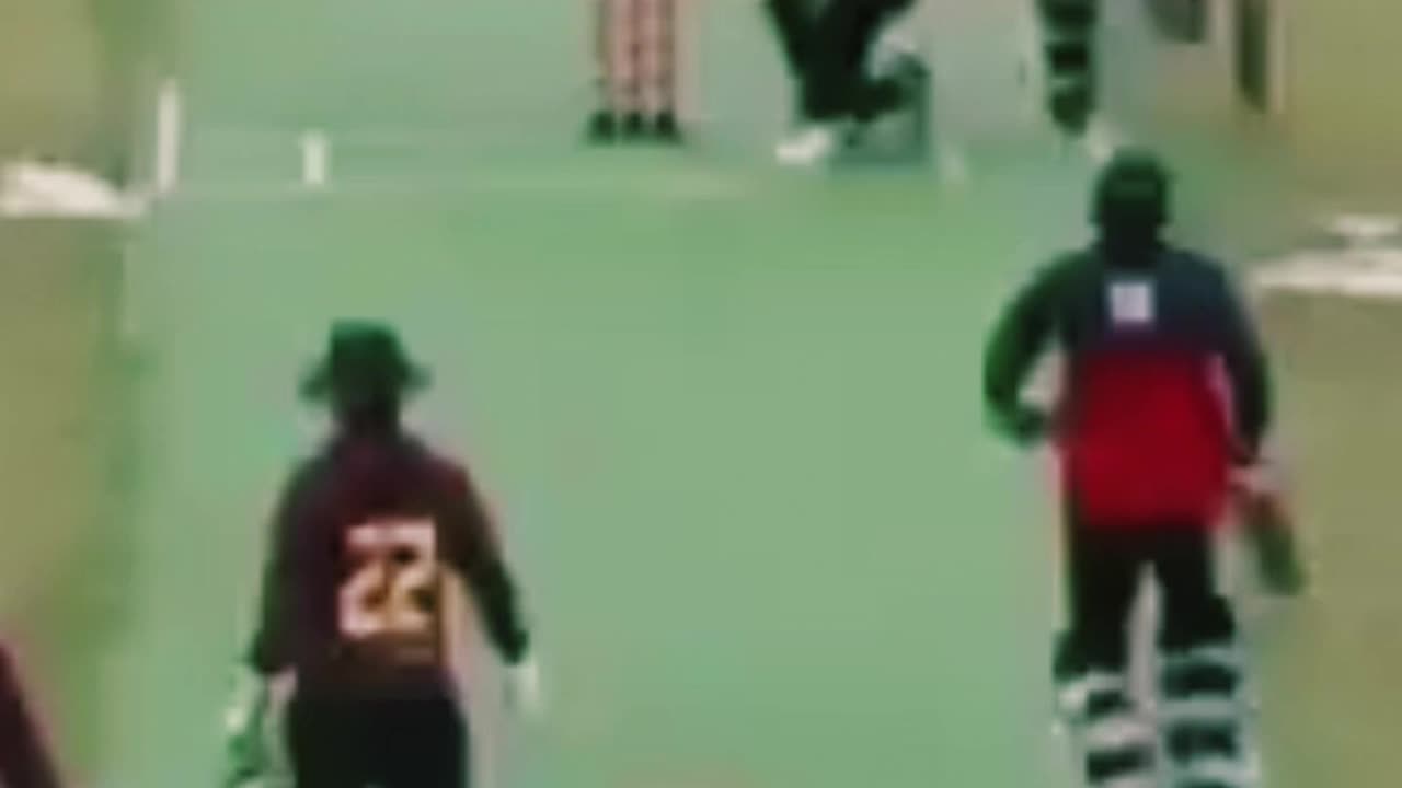 In cricket taking runs with funny moment