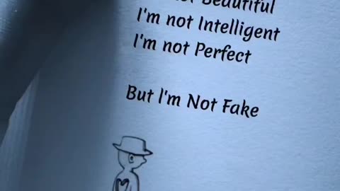 I am not perfect but