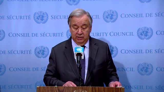 'We need de-escalation now': UN Chief