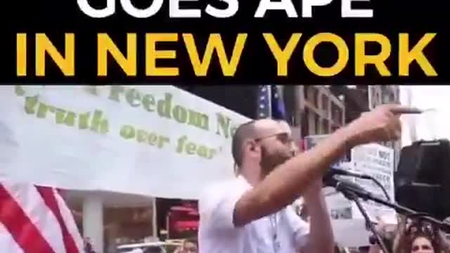 Anti-J4b Rally In NYC 🟠⚪🟣The NPC Show