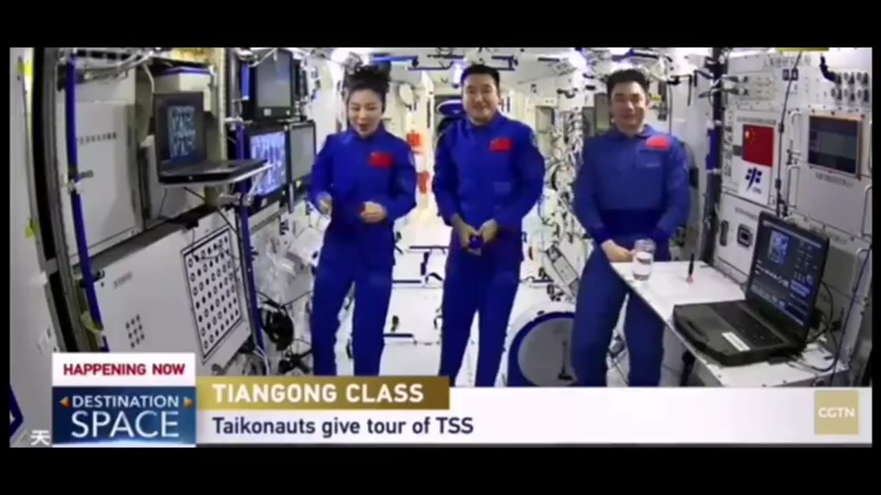 FLAT EARTH: NASA LEGEND EXPOSES CHI 'NA SPACE STATION.
