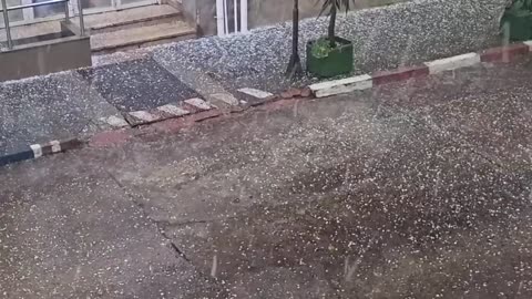 Mucha lluvia y algo de granizo en Tacuarembó (23 y 24/09/2024)