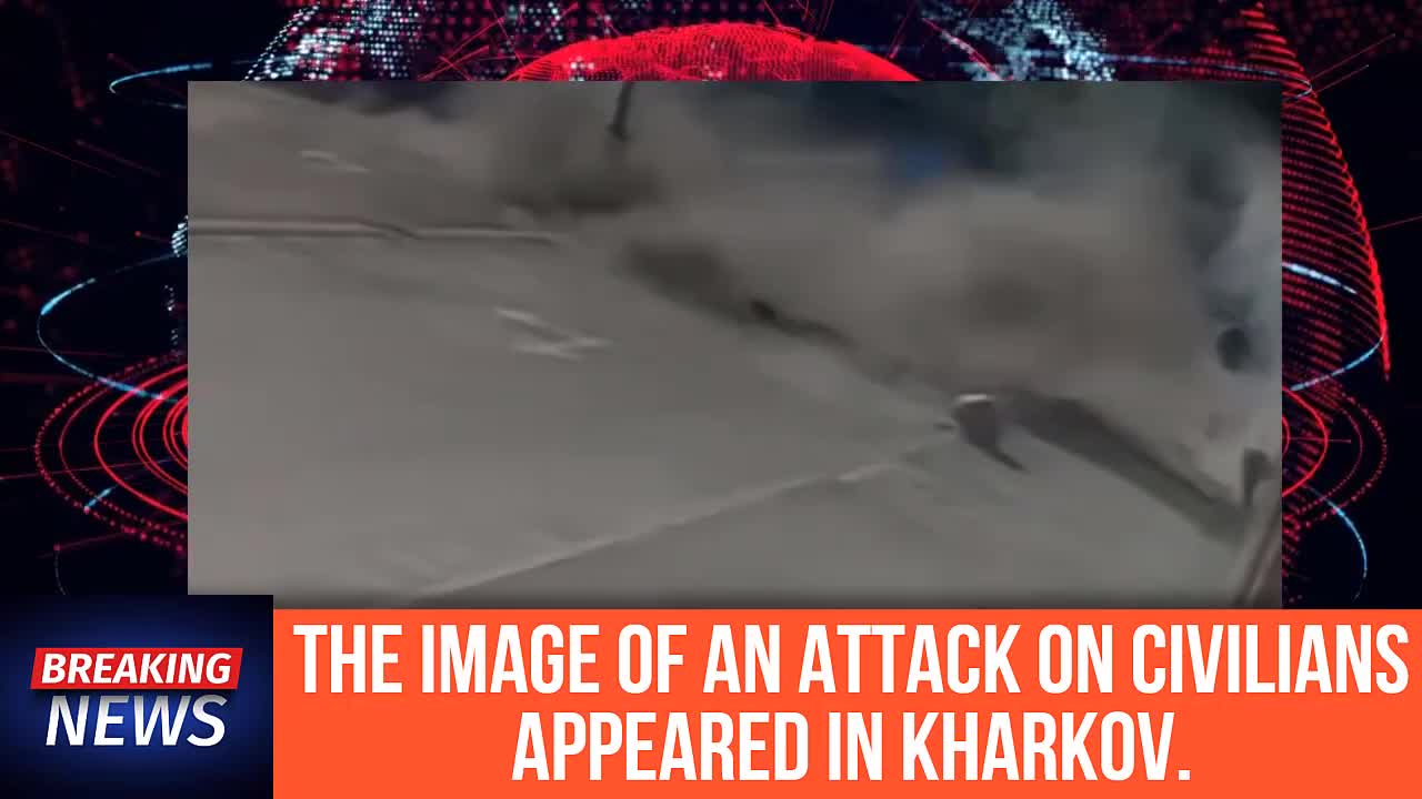 The image of the attack appeared in Kharkov
