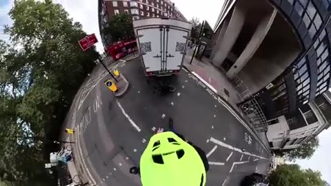 Looks like Jeremy Vine got his bike dented this morning.