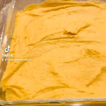 # pumpkin cake ready for oven time 😊