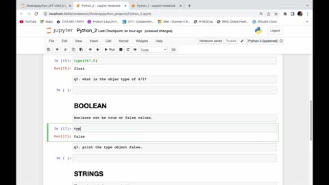 BOOLEAN OPERATORS IN PYTHON