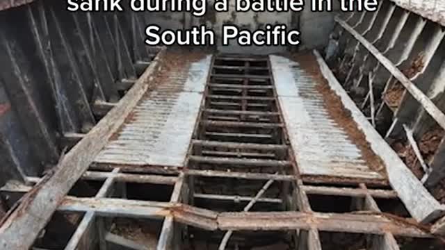 How did a boat from wWIl end up at the bottom of a lake in California