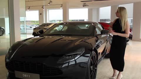 Aston Martin DB11 V12 AMR Walk Around with Grace