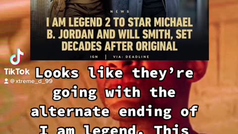 Who’s ready for I Am Legend 2?