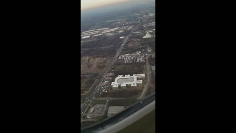 BWI air view just before landing