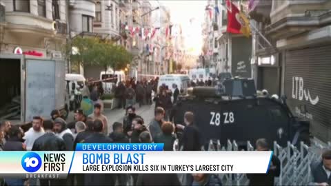 Large Explosion Kills Six In Istanbul, Turkey | 10 News First