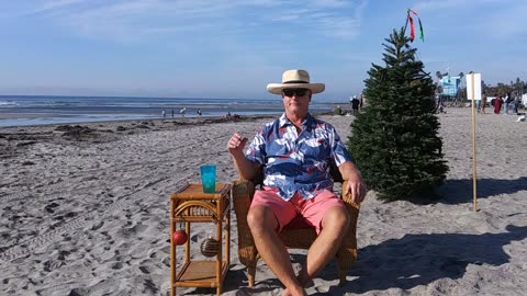 The Beach Captain in Time-Lapse. Cardiff By The Sea, California. Christmas 2022 TL 078