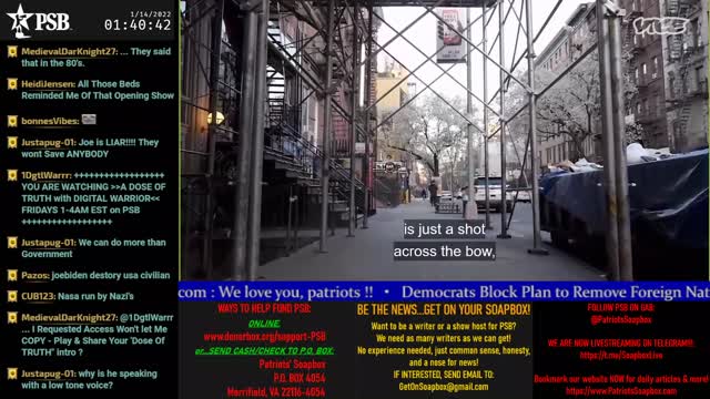 2022-01-14 01:00 EST - A Dose of Truth: with Digital Warrior