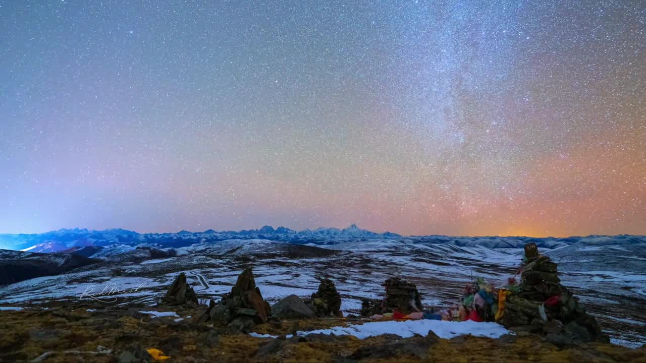 The starry night sky is fantastic, full of light and flawless