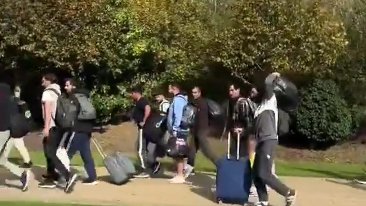 Strange foreign men roaming through Dublin in groups.