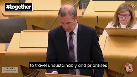 Scotland - Plans of 30% cuts in road travel and to end travel in private vehicles.