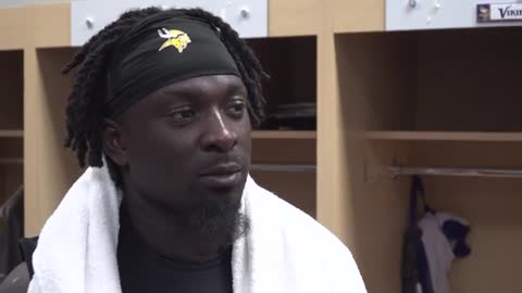 Locker Room Sound_ Brian Asamoah _ Vikings vs. Broncos