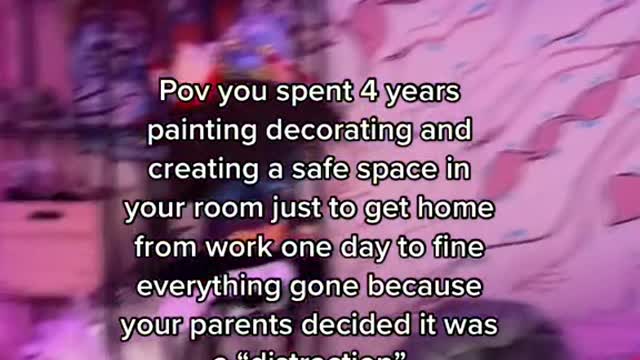 Pov you spent 4 years painting decorating and