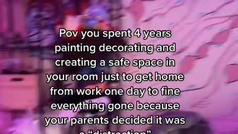 Pov you spent 4 years painting decorating and