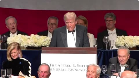 Trump Roast At The Annual Alfred E. Smith Memorial Foundation Dinner! Kamala Did Not Attend!!!