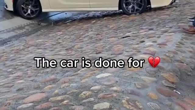The car is done for