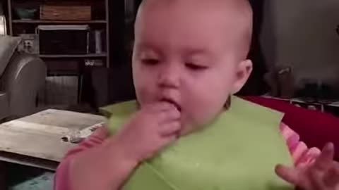 Baby Eat Lemon Very Laughing Videos hd