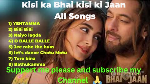 Kisi ka Bhai kisi ki Jaan all songs