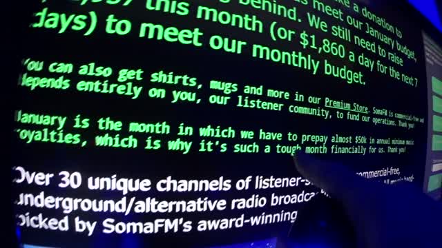 SOMAFM - BEGGING FOR $$$$