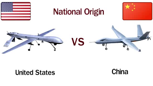 Predator VS Wing Loong Combat Drone - America's MQ-hinese Wing Loong Drone - UACV_Cut