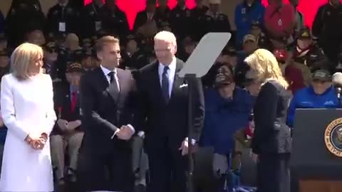 Biden Tries to Sit in Invisible Chair