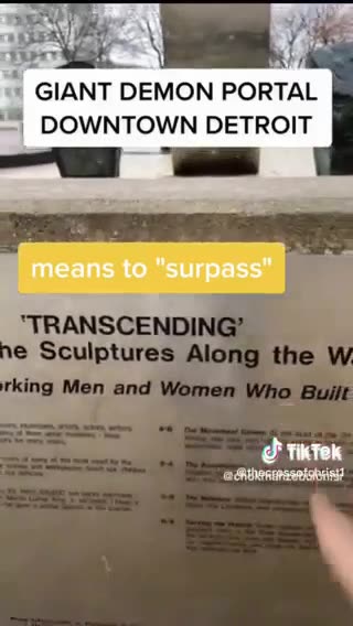 Satanic Portal in Detroit, No Wonder The City Is Deteriorating!