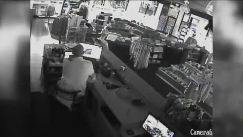 Surveillance video captures shootout between would-be burglars, Bouchard's owner