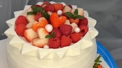 Beautiful fruit cake