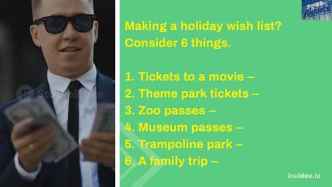 Making a holiday wish list Consider 6 things.