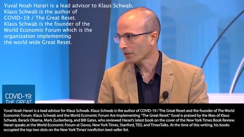 Yuval Noah Harari | "This Is the End of Human History. Not the End of History, The End of Human Dominated History. History Will Continue With Somebody Else In Control." - (Klaus Schwab Lead Advisor Praised by Obama, Zuckerberg & Gates)