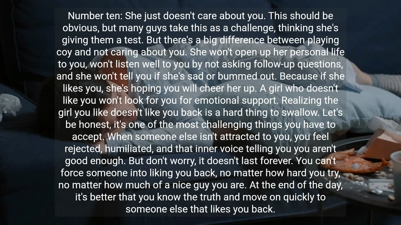 10 Signs She's NOT Into You