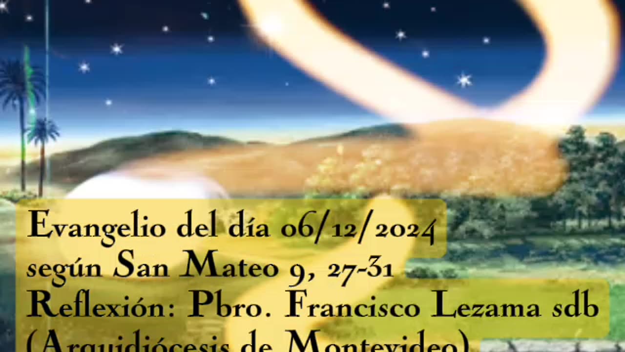 Evangelio del día 06/12/2024 según San Mateo 9, 27-31 - Pbro. Francisco Lezama sdb