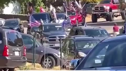 Outside of Gavin Newsome's house CA 10.22.23