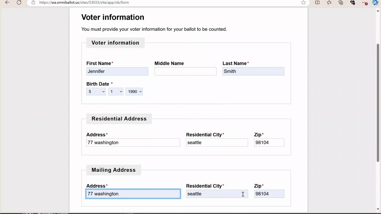 Democracy Live's OmniBallot allows me to create and print an official ballot